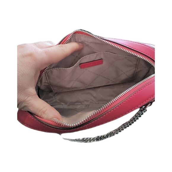 NWT~MICHAEL KORS Jet Set Large East West Ombre Leather Zip Chain Crossbody Bag - Picture 4 of 7